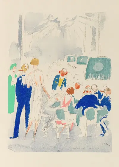 Довиль by Поль Пуаре, 1931 — digital art print download