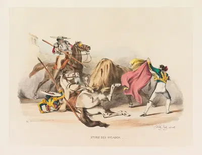 Erinnerungen an Spanien by Wilhelm Gail, 1832 — digital art print download