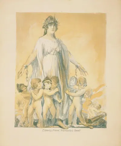 Свобода, освобожденная, нужда человечества! by Александр О. Леви, 1918 — digital art print download