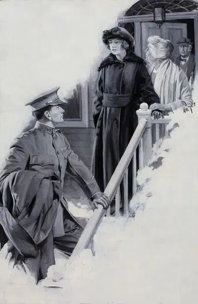 Иллюстрация к рассказу by Антон Отто Фишер, 1919 — digital art print download