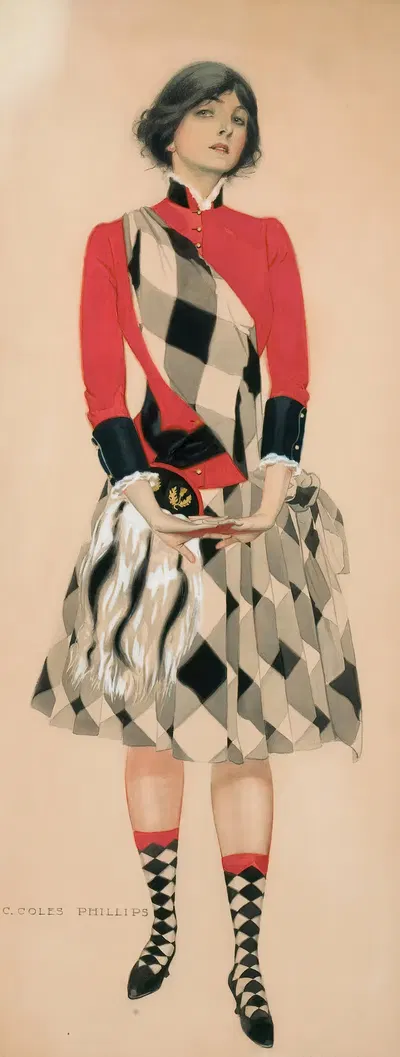 Hoot Mon by Coles Phillips, 1910 — digital art print download