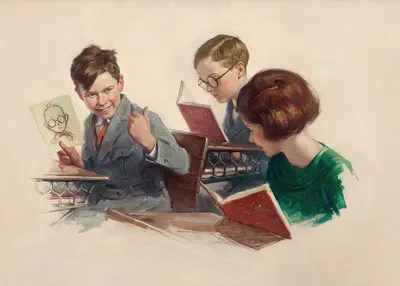 Misbehaving by George Brehm, 1925 — digital art print download