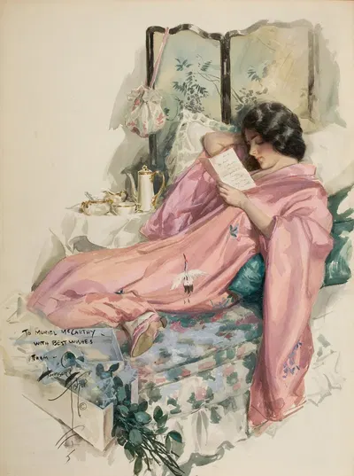 Дорогой милый by Харрисон Фишер, 1914 — digital art print download