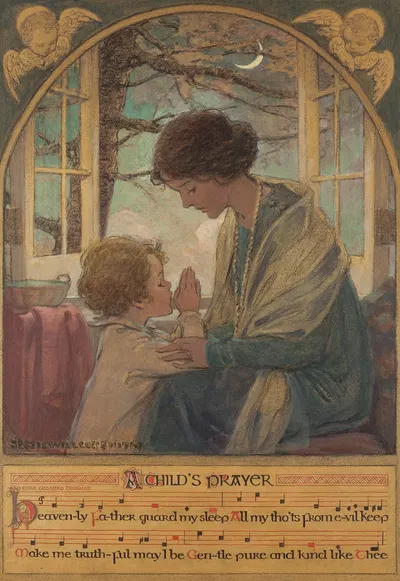 Молитва ребенка by Джесси Уилкокс Смит, 1925 — digital art print download