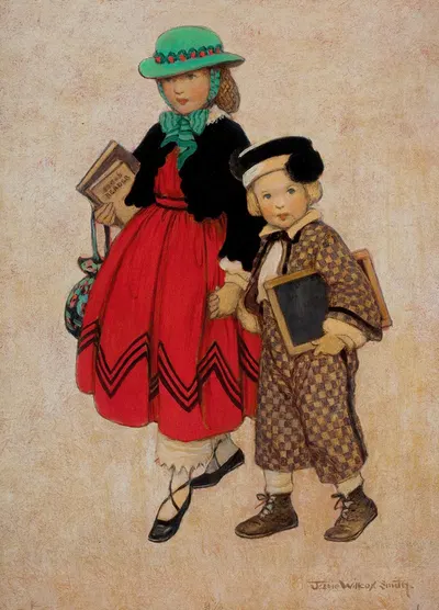Обложка журнала "Хорошее ведение хозяйства by Джесси Уилкокс Смит, 1924 — digital art print download