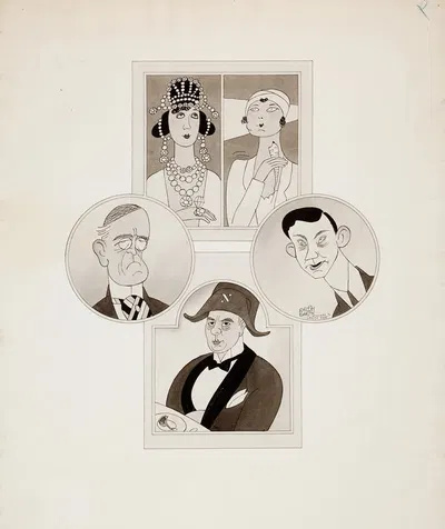 Герои недели by Ральф Бартон, 1925 — digital art print download