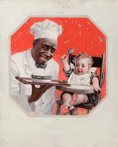 Спикер палаты, иллюстрация рекламы Cream of Wheat by Эдвард Винсент Брюэр, 1925 — digital art print download
