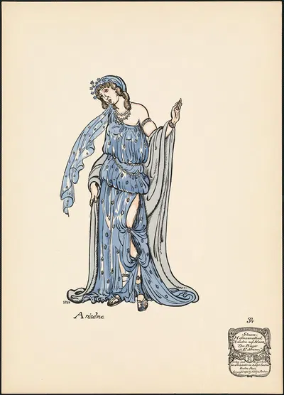 Ариадна by Эрнст Штерн, 1912 — digital art print download