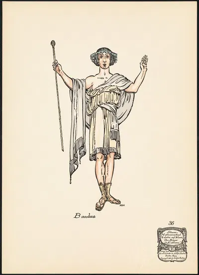 Бахус by Эрнст Штерн, 1912 — digital art print download