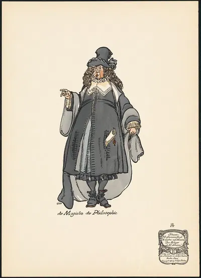 Магистр философии by Эрнст Штерн, 1912 — digital art print download
