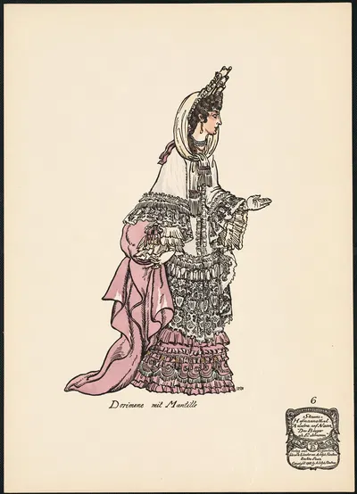 Доримена с мантильей by Эрнст Штерн, 1912 — digital art print download