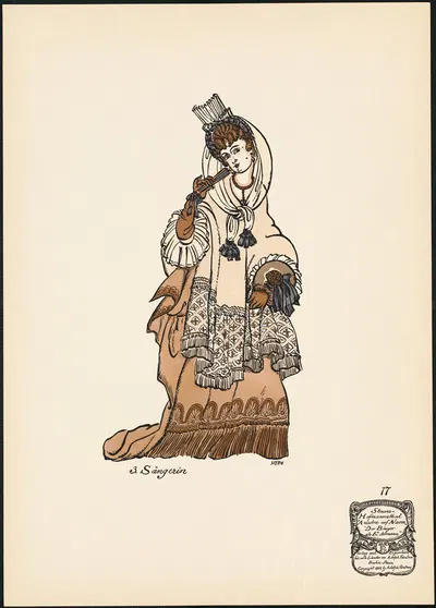 Третья певица by Эрнст Штерн, 1912 — digital art print download