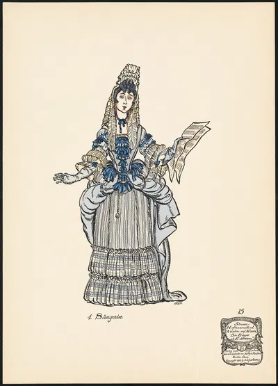 Первая певица by Эрнст Штерн, 1912 — digital art print download