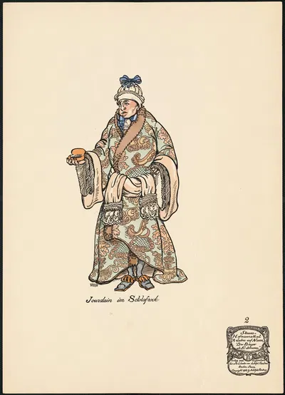 Журден в халате by Эрнст Штерн, 1912 — digital art print download