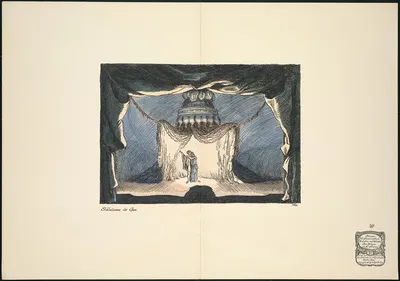Schluß-Szene der Oper by Ernst Stern, 1912 — digital art print download