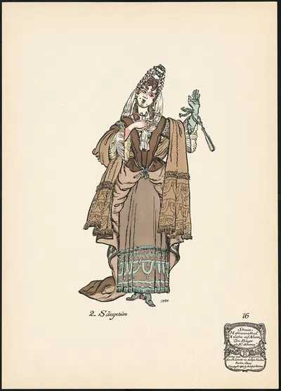 Вторая певица by Эрнст Штерн, 1912 — digital art print download