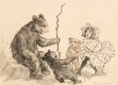 Adventures of a Teddy Bear II by Frank Ver Beck, 1922 — digital art print download