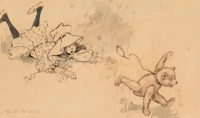 Adventures of a Teddy Bear VI by Frank Ver Beck, 1922 — digital art print download