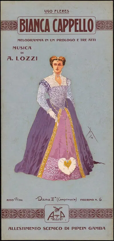 Dama IIa (Comprimaria) by Pipein Gamba, 1910 — digital art print download