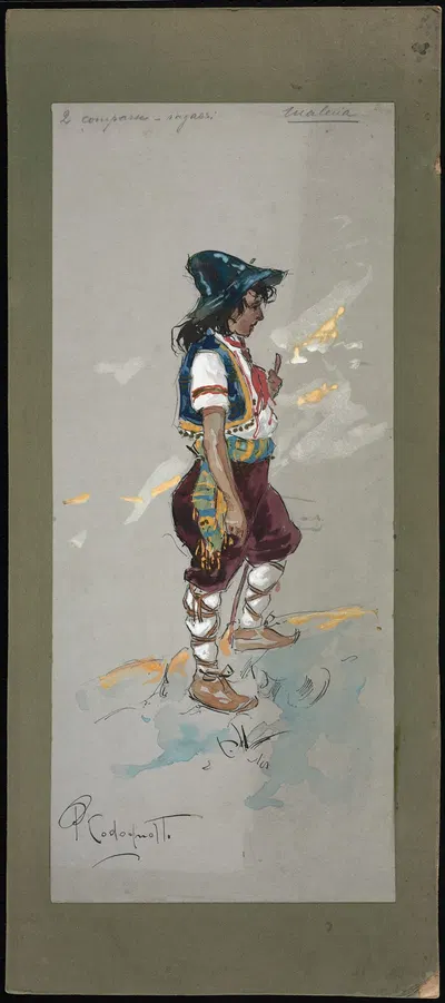 2 компарсы – ребята by Плиний Кодогнато, 1905 — digital art print download