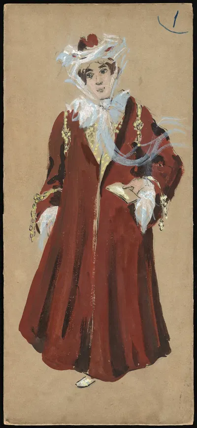 Ольга by Плиний Кодогнато, 1907 — digital art print download