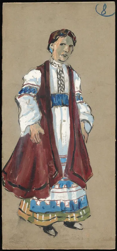 Прасковия by Плиний Кодогнато, 1907 — digital art print download