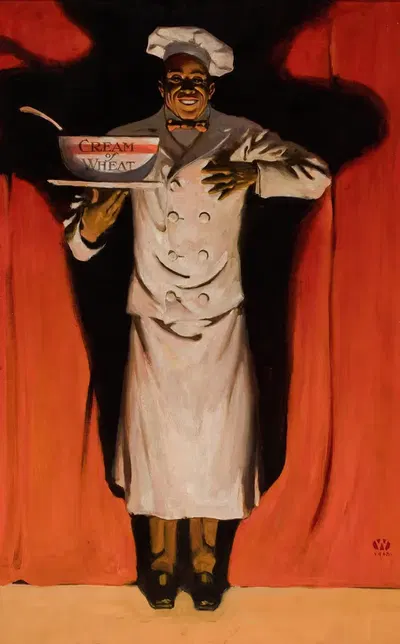 Encore, Cream of Wheat ad illustration by Walter Whitehead, 1908 — digital art print download
