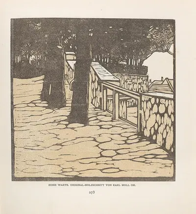 Ver Sacrum 1903 15 273 Hohe Warte by Carl Moll — digital art print download