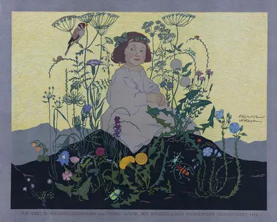 Am Abend by Franz Wacik, 1913 — digital art print download