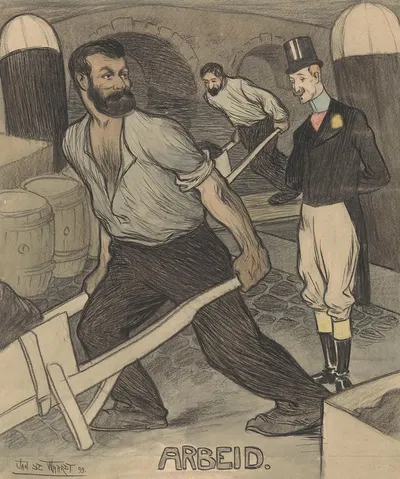 Труд by Ян де Ваарт, 1899 — digital art print download