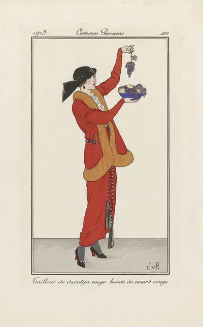 Журнал дам и мод; иллюстраторы моды by Ян ван Брок, 1913 — digital art print download