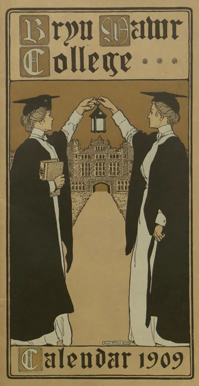 Календарь колледжа Брин-Мор 1909 by Джесси Уилкокс Смит, 1909 — digital art print download