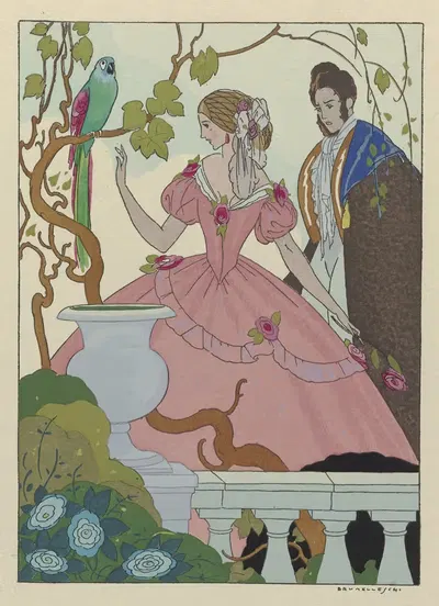 Гирлянда, Ежемесячный альбом искусства и литературы, 1919-1920 by Умберто Брунеллески, 1919 - 1920 — digital art print…