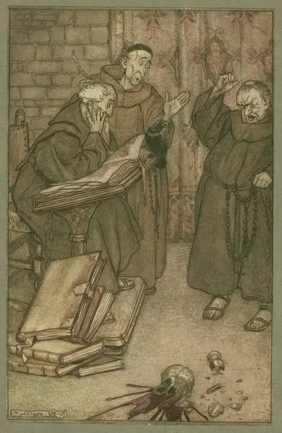 Если кто-то солгал, или если кто-то поклялся. by Артур Рэкхэм, 1911 — digital art print download