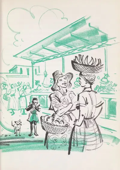 Знакомство с Виргинскими островами, пл. 12 by Дон Ламбо, 1959 — digital art print download