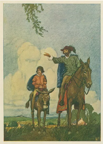 Вот деревня, мой принц, а вот зал рядом! by Франклин Бут — digital art print download