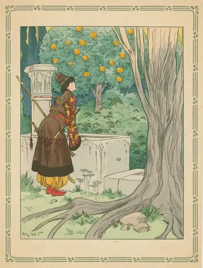 Синие сказки моей бабушки пл. 2 by Генри Морен, 1912 — digital art print download