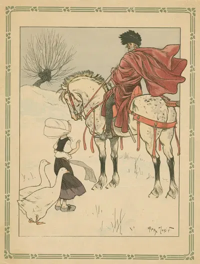 Голубые сказки моей бабушки pl 1 by Генри Морен, 1912 — digital art print download