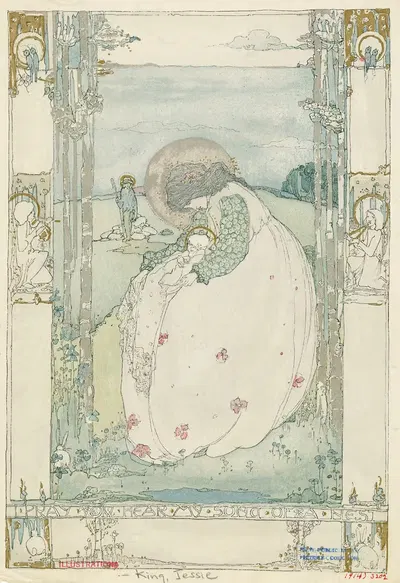 Прошу вас, услышьте мою песню о гнезде. by Джесси Марион Кинг, 1914 — digital art print download