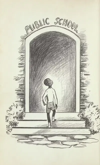 Новый мальчик в школе Пл.2 by Джоан Балфур Пейн, 1963 — digital art print download