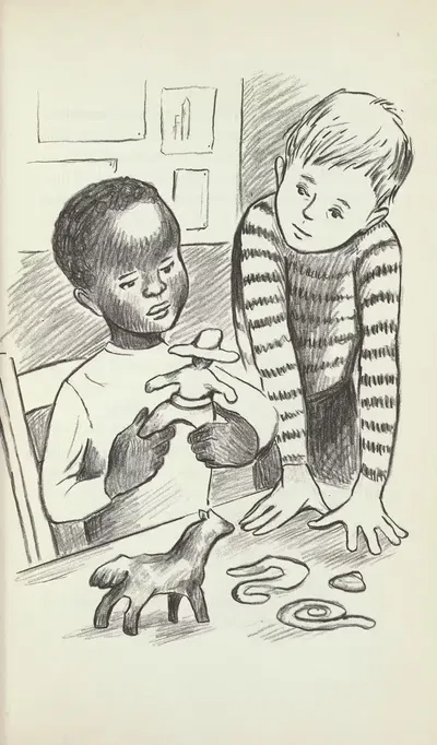 Новый мальчик в школе пл.6 by Джоан Балфур Пейн, 1963 — digital art print download