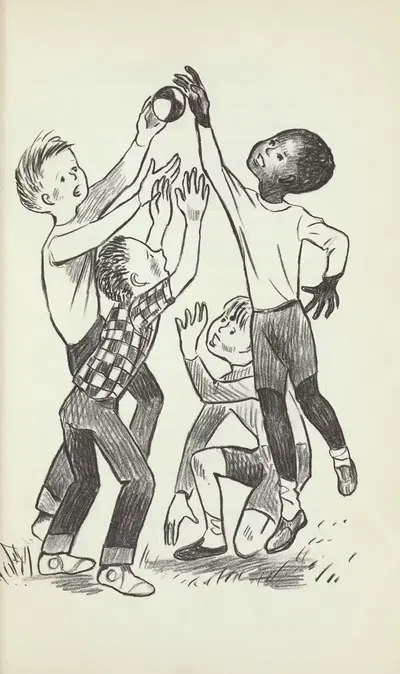 Новый мальчик в школе by Джоан Балфур Пейн, 1963 — digital art print download