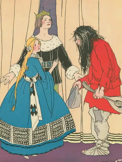 Принцесса и оборванный балладист by Маргарет Эванс Прайс, 1921 — digital art print download