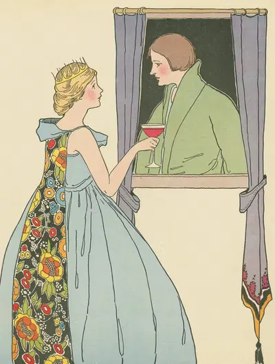 Принцесса предложила солдату кубок вина. by Маргарет Эванс Прайс, 1921 — digital art print download