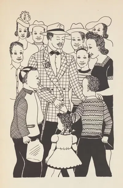 Jasper, the Drummin' Boy pl7 by Margaret Taylor Burroughs, 1947 — digital art print download