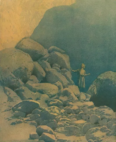 Долина алмазов. by Максфилд Парриш, 1907 — digital art print download