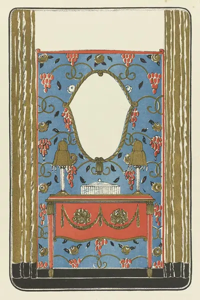 Мебель и интерьеры by Багге и Угет, 1920 — digital art print download