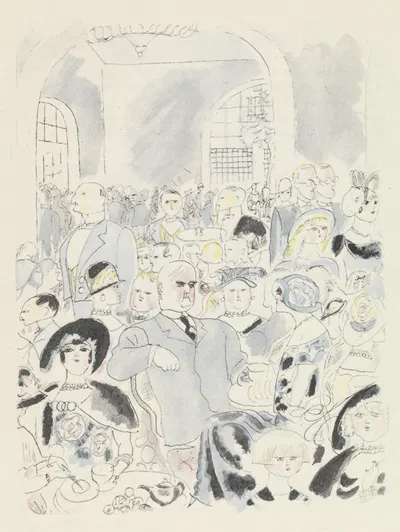 Les Nations à Paris by Chas Laborde, 1924 — digital art print download