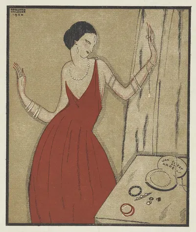 Cleef en Arpels by Edouard Halouze, 1920 — digital art print download