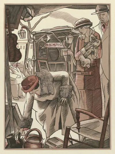 Bric-A-Brac by Fernand Siméon, 1923 — digital art print download